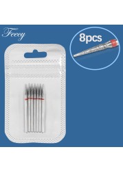 7/8/10pcs Diamond Nail Drill Bits Set Milling Cutter Manicure All About Nail Machine Bits Kits Nail Files Decorations