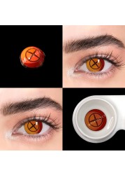 Bio-Essence 1 Pair Cosplay Colored Contact Lenses For Eyes Anime Accessory Anime Makima Lens Chainsaw Lenses Man Lenses