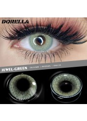 D'ORELLA 1 Pair (2pcs) Natural Color Lenses Eyes Annual Color Contact Lenses For Eyes Beauty Contact Lenses Eye Cosmetic Colored Lenses