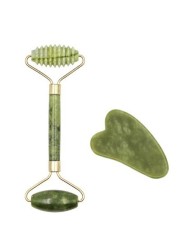 Guasha Natural Stone Facial Massage Jade Roller Gua Sha Massager Device Set For Body Spa Visage rouleau de massage rouleau visage