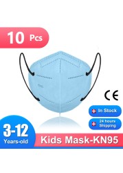 Children FFP 2 Masks 4-12 Years Mascarillas FPP2 Ninos homology ada Spain 5 Layers KN95 Children Masks Morandi ffp2fan Child