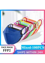 Kids kn95 Masks ffp2mascarillas Fish ffp2 Ninos Child Respirator Mouth Mask Respirator N95 Mask KN95 Mascarillas Infantil