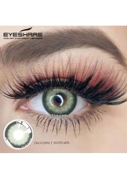 Ishihair Natural Colored Lenses For Eyes 2pcs Annual Blue Eyes Colored Lenses Beautiful Makeup Contact Lenses