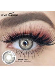 Ishihair Natural Colored Lenses For Eyes 2pcs Annual Blue Eyes Colored Lenses Beautiful Makeup Contact Lenses