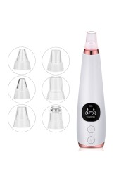 Facial Cleanser Blackhead Remover Deep Pore Acne Pimple Removal Vacuum Suction Diamond T Zone Beauty Facial Tool Household Spa