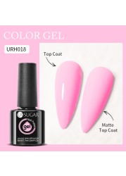 UR SUGAR 7ml Nude Pink Color Gel Nail Polish Glass Bottle Spring Summer UV LED Gel Varnish Manicure Semi Permanent Nail Art