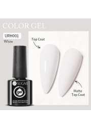 UR SUGAR 7ml Nude Pink Color Gel Nail Polish Glass Bottle Spring Summer UV LED Gel Varnish Manicure Semi Permanent Nail Art