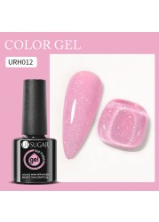 UR SUGAR 7ml Nude Pink Color Gel Nail Polish Glass Bottle Spring Summer UV LED Gel Varnish Manicure Semi Permanent Nail Art