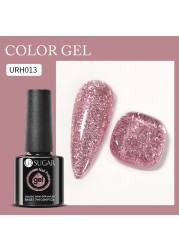 UR SUGAR 7ml Nude Pink Color Gel Nail Polish Glass Bottle Spring Summer UV LED Gel Varnish Manicure Semi Permanent Nail Art