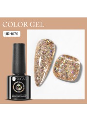 UR SUGAR 7ml Nude Pink Color Gel Nail Polish Glass Bottle Spring Summer UV LED Gel Varnish Manicure Semi Permanent Nail Art