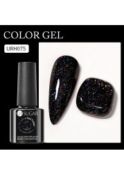 UR SUGAR 7ml Nude Pink Color Gel Nail Polish Glass Bottle Spring Summer UV LED Gel Varnish Manicure Semi Permanent Nail Art