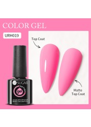 UR SUGAR 7ml Nude Pink Color Gel Nail Polish Glass Bottle Spring Summer UV LED Gel Varnish Manicure Semi Permanent Nail Art