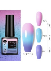 ur sugar color changing gel nail polish 7.5ml pink semi permanent uv led vernes thermal nail art gel polish all for manicure