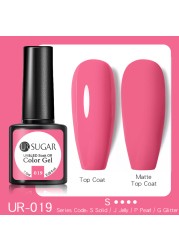 ur sugar color changing gel nail polish 7.5ml pink semi permanent uv led vernes thermal nail art gel polish all for manicure