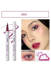 8 Colors New Waterproof Long Lasting Eyeliner Colorful Matte Liquid Eyeliner Pencil Pigment Party Permanent Natural