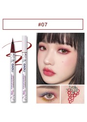 8 Colors New Waterproof Long Lasting Eyeliner Colorful Matte Liquid Eyeliner Pencil Pigment Party Permanent Natural