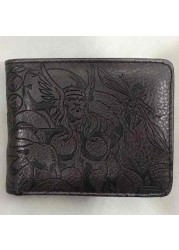 Marvel Superhero PU Leather Wallet, PU Leather Wallet with Embossed Card Holder for Men, Anime Superman Wallet