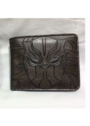 Marvel Superhero PU Leather Wallet, PU Leather Wallet with Embossed Card Holder for Men, Anime Superman Wallet