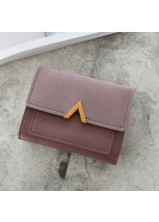 Women Wallet Short Women Coin Purse Wallets Card Holder Ladies Small Purse Female Hasp Clutch Bag Girl Money