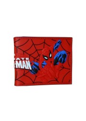 Disney Marvel Animation Peripheral Spiderman Short Leather Wallets Wallet Purse For Men Unique Wallet Wallet Women