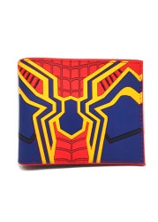 Disney Marvel Animation Peripheral Spiderman Short Leather Wallets Wallet Purse For Men Unique Wallet Wallet Women