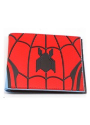 Disney Marvel Animation Peripheral Spiderman Short Leather Wallets Wallet Purse For Men Unique Wallet Wallet Women