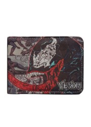 Disney Marvel Animation Peripheral Spiderman Short Leather Wallets Wallet Purse For Men Unique Wallet Wallet Women