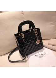 Luxury brand bag 2021 new fashion high quality female handbag lingge chain ladies crossbody handbag shoulder luxury claws