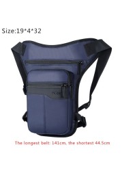 Men Nylon Waist Drop Leg Bag Thigh Hip Belt Bum Fanny Pack Military Tactical Women Riding Motorcycle Messenger Shoulder Bags