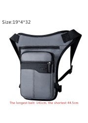 Men Nylon Waist Drop Leg Bag Thigh Hip Belt Bum Fanny Pack Military Tactical Women Riding Motorcycle Messenger Shoulder Bags