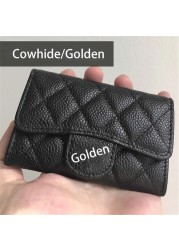 Wallets for Women Purse Small Size ID Card Holder Wallet Id Badge Holder Wallets for Women Luxury Genuine Leather Wallet