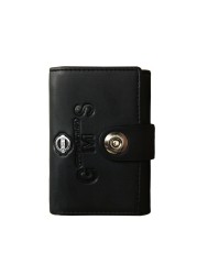2022 Vintage Luxury Leather Men Wallet Short Slim Male Purses Money Clip Credit Card Dollar PU Leather Wallet Men's Wallet Card