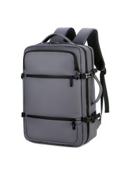 Large Capacity Business Men Backpacks Multifunctional Waterproof Male Bag USB Charging Leisure Bags For 15.6 Inch Laptop