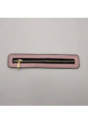 1PC Bag Accessories Custom DIY Zipper For Woven Bag Hardware Soild Zipper Sewing Accessory Useful Bag Zipper PU Leather