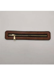 1PC Bag Accessories Custom DIY Zipper For Woven Bag Hardware Soild Zipper Sewing Accessory Useful Bag Zipper PU Leather