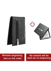 Smart Bluetooth Wallet Money Clip RFID Blocking Genuine Leather Women and Men Wallet Card Holder Small Thin Wallet