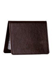 Multifunctional Leather Protective Cover For Small Card Certificate US Vaccine Document Protection Holster Card Wrap Wallet