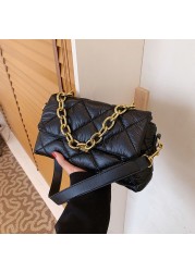 luxury designer shoulder bag women chain purse and handbags female 2022 soft pu leather crossbody bag theme small handbag