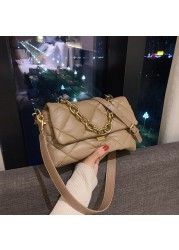 luxury designer shoulder bag women chain purse and handbags female 2022 soft pu leather crossbody bag theme small handbag