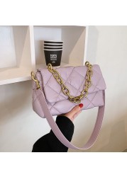 luxury designer shoulder bag women chain purse and handbags female 2022 soft pu leather crossbody bag theme small handbag