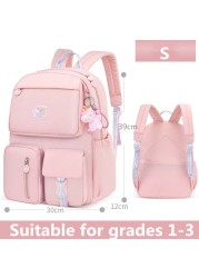 Korean Fashion Rainbow Shoulder Bag Children Waterproof Backpacks Strap School Bags For Teenagers Girls Kids School Bags mochilas