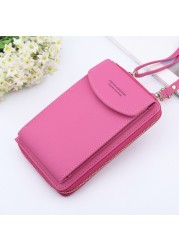 Women's Long Wallet, Shoulder Bag, Wallet, Zipper Phone Pocket, Card Holder, New Collection