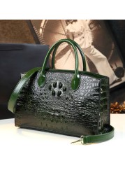 High quality luxury handbags for women, high quality crocodile pattern handbag