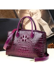 High quality luxury handbags for women, high quality crocodile pattern handbag