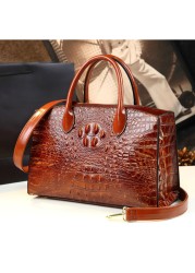 High quality luxury handbags for women, high quality crocodile pattern handbag
