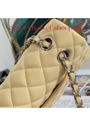 Top quality caviar leather leather handbag 2022 shoulder bag designer chain bag ladies crossbody fashion handbag