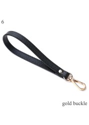 All-match mini bag belt purse belt women's wrist bag belt solid color women's simple handle purse belt bag replacement