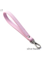 All-match mini bag belt purse belt women's wrist bag belt solid color women's simple handle purse belt bag replacement