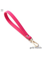 All-match mini bag belt purse belt women's wrist bag belt solid color women's simple handle purse belt bag replacement