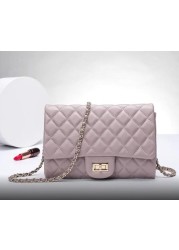 Luxury Women's Sheepskin Bag Genuine Leather Bag Fashion High Quality Large Capacity Designer Women's Leather Shoulder Crossbody Bag